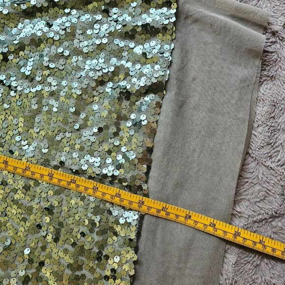 Annarita N NWT Seafoam Green Sequin Strapless Dress Small - Picture 6 of 15